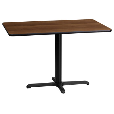 24'' x 42'' Rectangular Laminate Table Top with 23.5'' x 29.5'' Table Height Base - View 1