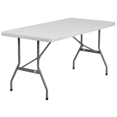 5-Foot Plastic Folding Table