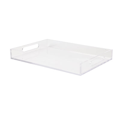 Brody Acrylic Letter Tray Office Desktop Organizer with Handles - View 1