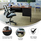 Walnut |#| Commercial Right Side Single Pedestal Desk-3 Locking Drawers in Walnut-30x48