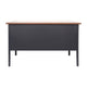 Walnut |#| Commercial Right Side Single Pedestal Desk-3 Locking Drawers in Walnut-30x48