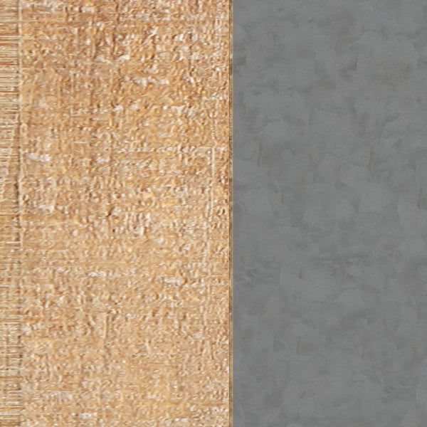 Black |#| Black Finish Metal and Rustic Wood 3 Piece Desktop or Vanity Organizer Set