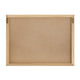 Light Natural Woodgrain |#| Dry Erase Magnetic Weekly Calendar/Chalk Board-Lt Natural Woodgrain Frame-24x18