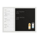 White Woodgrain |#| Dry Erase Magnetic Weekly Calendar/Chalk Board - White Woodgrain Frame - 24x18