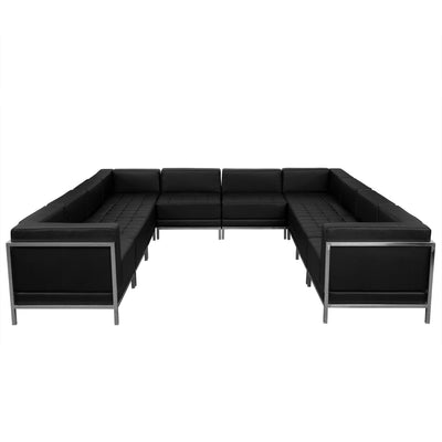 HERCULES Imagination Series LeatherSoft U-Shape Sectional Configuration, 10 Pieces - View 1