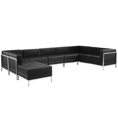 HERCULES Imagination Series LeatherSoft U-Shape Sectional Configuration, 7 Pieces - View 1