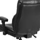 Black LeatherSoft |#| Big & Tall 400 lb. Rated Mid-Back Black LeatherSoft Ergonomic Task Office Chair