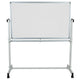 53"W x 59"H |#| 53"W x 59"H Reversible Mobile Cork Bulletin & White Board with Pen Tray