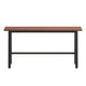 Walnut |#| Commercial 60x24 Conference Table with Laminate Top and A-Frame Base - Walnut