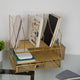 Premium Large Mesh Metal Desktop Storage Organizer With Drawer in Gold