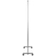 Transparent Acrylic Mobile Partition with Lockable Casters, 72inchH x 36inchL