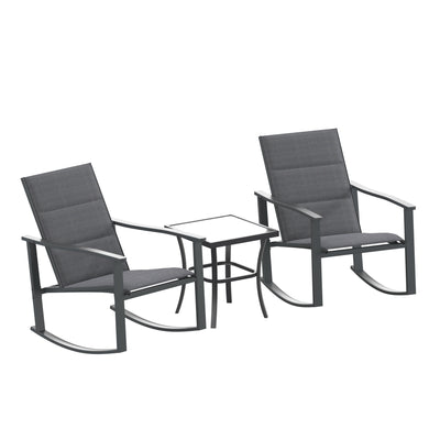 Metal Patio Rocking Bistro Sets