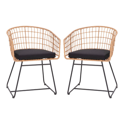 Rope Rattan Patio Chairs