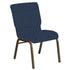 18.5''W Church Chair in Scatter Fabric - Gold Vein Frame