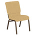 18.5''W Church Chair in Scatter Fabric - Gold Vein Frame