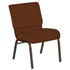 21''W Church Chair in Eclipse Fabric - Gold Vein Frame