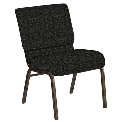 21''W Church Chair in Empire Fabric - Gold Vein Frame