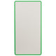 Green |#| 23.625inchW x 47.25inchL Rectangular Green Plastic Activity Table with Grey Top