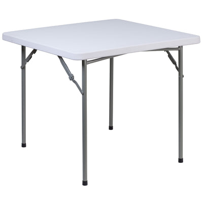 2.81-Foot Square Plastic Folding Table - View 1