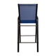 Navy |#| 2 Pack Navy Outdoor Barstools with Flex Comfort Material-Patio Stool