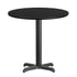 30'' Round Laminate Table Top with 22'' x 22'' Table Height Base