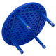Blue |#| 33inch Round Blue Plastic Height Adjustable Activity Table
