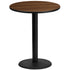 36'' Round Laminate Table Top with 24'' Round Bar Height Table Base