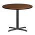 36'' Round Laminate Table Top with 30'' x 30'' Table Height Base