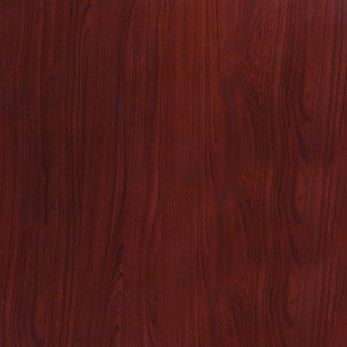 Mahogany |#| 36inch Square High-Gloss Mahogany Resin Table Top with 2inch Thick Drop-Lip