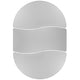 Grey |#| 3PC Mobile 86inch Oval Wave Flexible Grey Kids Adjustable Activity Table Set