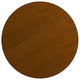 Oak |#| 42inch Round Oak HP Laminate Activity Table - Standard Height Adjustable Legs