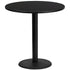 42'' Round Laminate Table Top with 24'' Round Bar Height Table Base