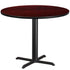 42'' Round Laminate Table Top with 33'' x 33'' Table Height Base