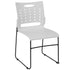 881 lb. Capacity Sled Base Stack Chair with Carry Handle and Air-Vent Back