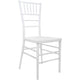 White |#| White Resin Chiavari Chair