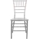 Silver |#| Silver Resin Chiavari Chair