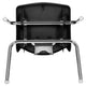 Black |#| Black Student Stack Chair 16inchH Seat - School Classroom Chair for 3rd-7th Grade