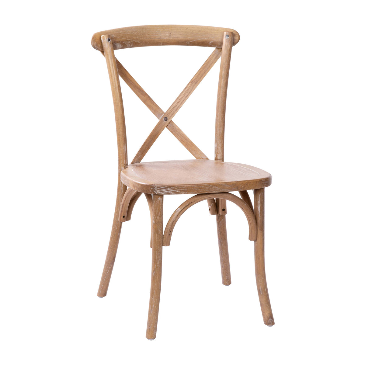 Medium White Grain |#| Medium With White Grain X-Back Chair