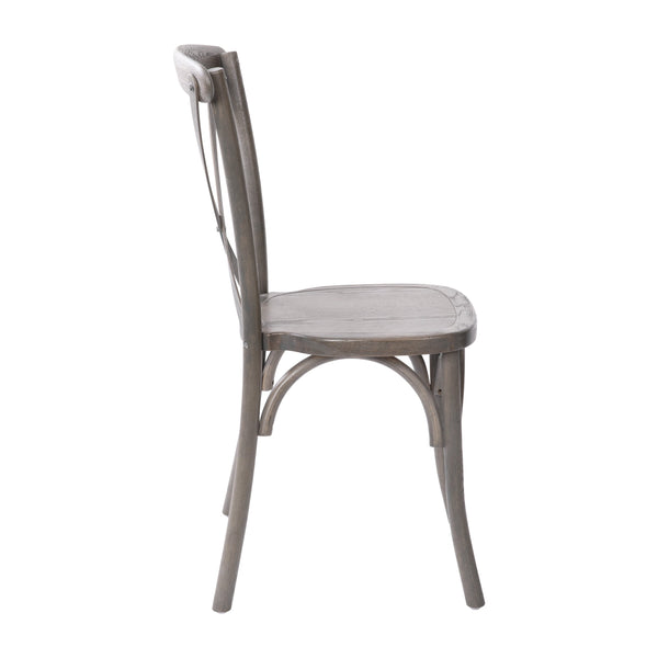 Grey |#| Grey X-Back Chair