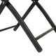 Brown |#| 2 Pack Commercial Outdoor Flex Comfort Folding Chair with Metal Frame in Brown