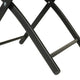 Navy |#| 2 Pack Commercial Outdoor Flex Comfort Folding Chair with Metal Frame in Navy