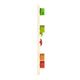 Commercial Grade Wooden STEM Sliding Shapes Learning Board-Natural/Multicolor