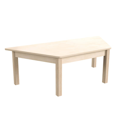 Bright Beginnings Commercial Grade Trapezoid Wooden Preschool Classroom Activity Table - View 1