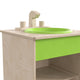 Wooden Commercial Grade Kid's Kitchen Sink with Storage