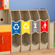 Wooden Commercial Grade Pretend Play Recycling Station for Kids