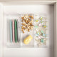 Set of 3 Clear Plastic Stackable Desktop Storage Organizer Trays - 3" x 7.5"