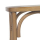 Pecan |#| Commercial Solid Wood Stackable Dining Chair with Intricate Back Detail in Pecan