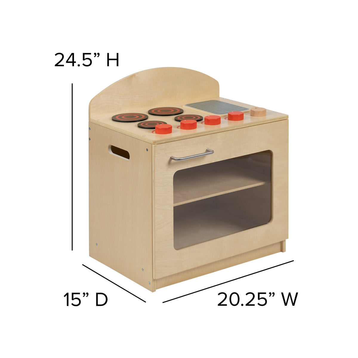 Children's Wooden Kitchen Set-Stove/Sink/Refrigerator for Commercial or Home Use