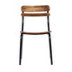 Antique Copper |#| Commercial Solid Wood Dining Chair with Black Frame and Antique Copper Finish