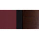 Walnut Wood Back/Burgundy Vinyl Seat/Black Metal Frame |#| Black Slat Back Metal Restaurant Barstool - Walnut Back, Burgundy Vinyl Seat